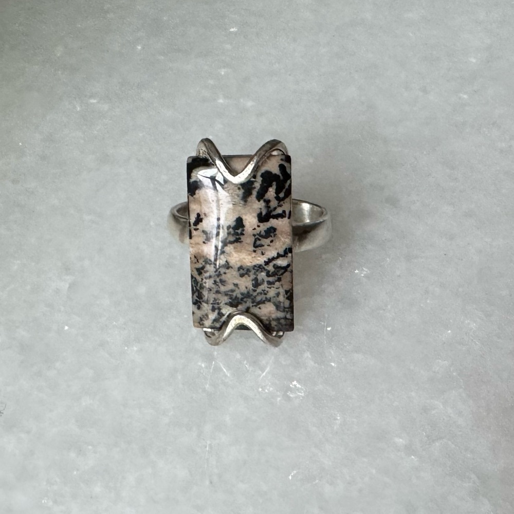 NWOT Tuckernuck Durango Ring, Honey Opal, Sterling Silver